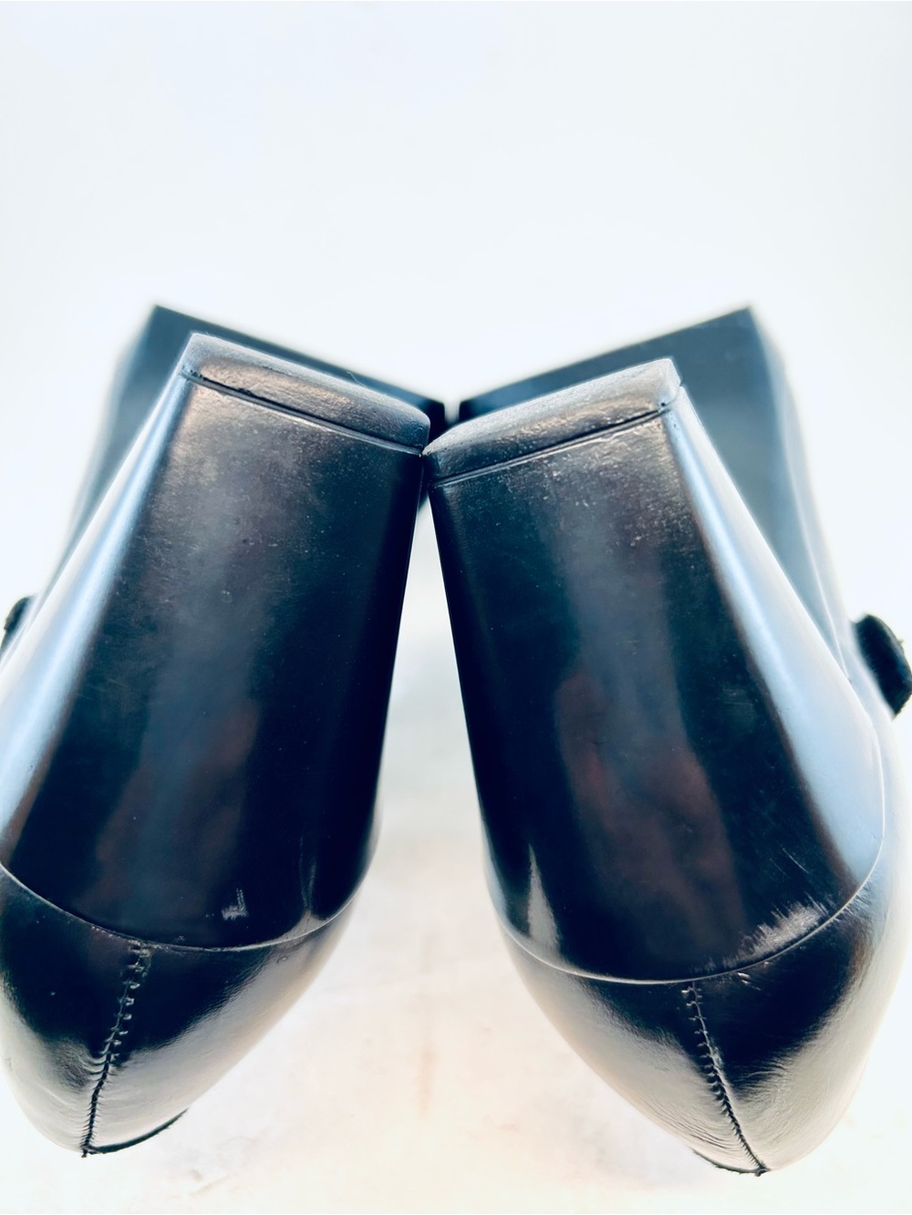 Naot Black Crinkle Luma Mary Jane Adjustable Strap Heels, size 40 9 9.5 - Picture 12 of 12